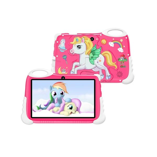 TABLET INFANTIL KT700 PRO CCIT UNICORNIO ROSADA