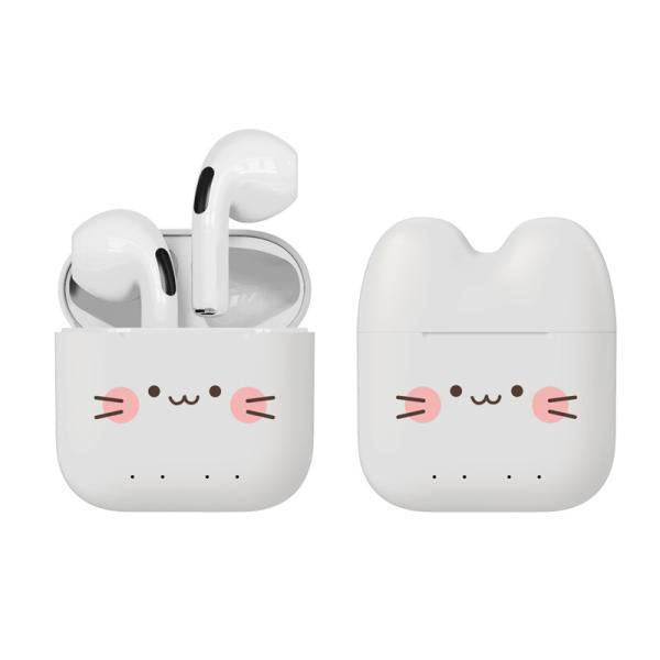 AUDIFONO MANOS LIBRES BLUETOOTH YKS26 YOOKIE BLANCO ROSADO