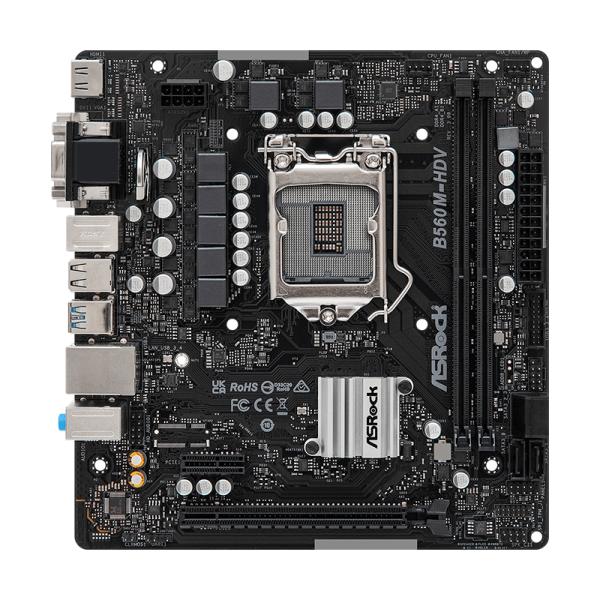 TARJETA MADRE ASROCK B560M-HDV R3.0 LGA1200 MICRO-ATX DDR4 NEGRO