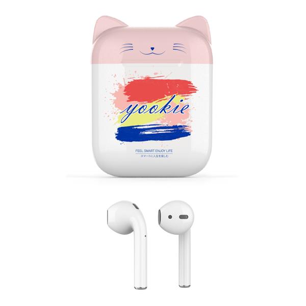 AUDIFONO MANOS LIBRES BLUETOOTH YKS19 YOOKIE ROSADO