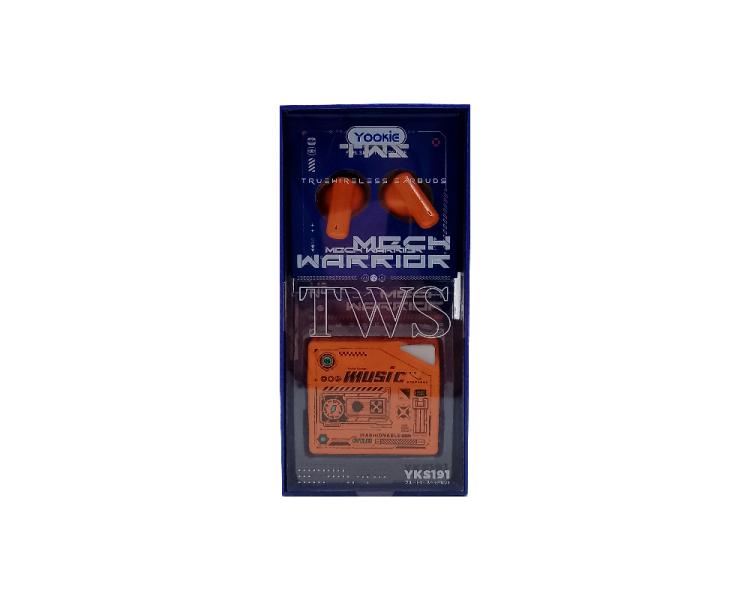 AUDIFONO MANOS LIBRES BLUETOOTH YKS191 YOOKIE NARANJA