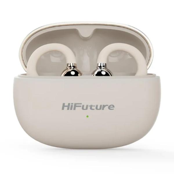AUDIFONO HIFUTURE FLEXCLIP INALÁMBRICO BLUETOOTH IPX5 CON DISEÑO ERGONÓMICO CHAMPAGNE