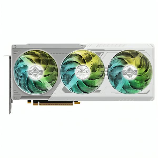 TARJETA DE VIDEO ASROCK INTEL ARC B580 STEEL LEGEND 12GB GDDR6 2800 MHZ VG-B580SL12GO BLANCO