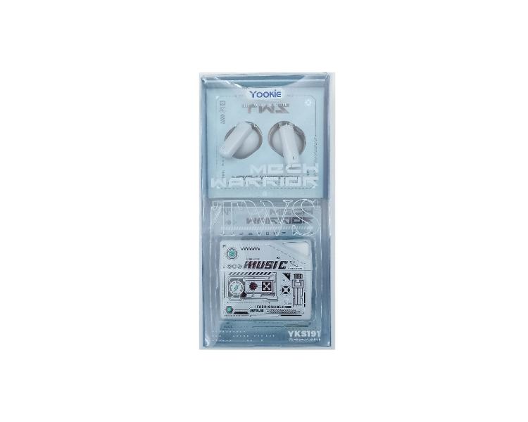AUDIFONO MANOS LIBRES BLUETOOTH YKS191 YOOKIE AZUL