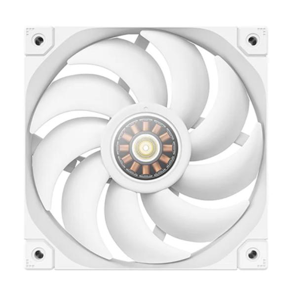 ABANICO DEEPCOOL FT12 WH 120MM PWM DE 4 PINES R-FT12-WHWPN3-G BLANCO