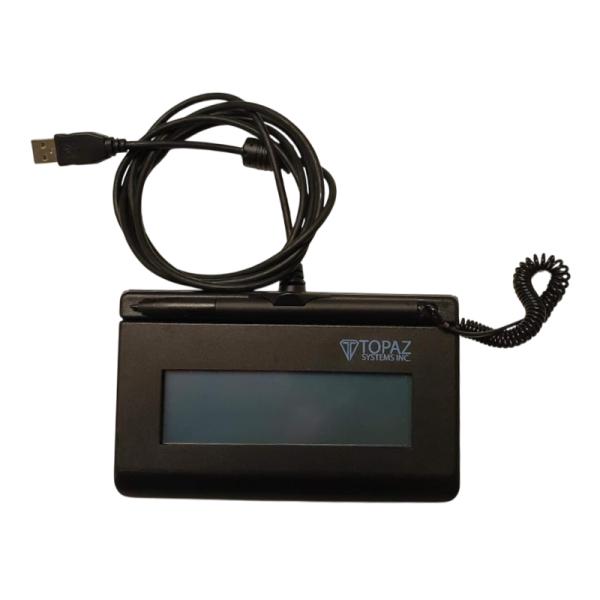 PAD DE FIRMA TOPAZ T-LBK460-HSB-R 1 x 5 CONEXIÓN USB CON SOFTWARE