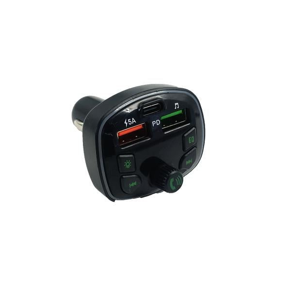 TRANSMISOR FM CARGADOR MULTIPLATAFORMA GC-M6 GERLAX NEGRO