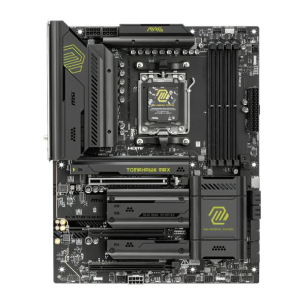 TARJETA MADRE MSI MAG B850 TOMAHAWK MAX WIFI AM5 ATX DDR5 911-7E62-002 NEGRO