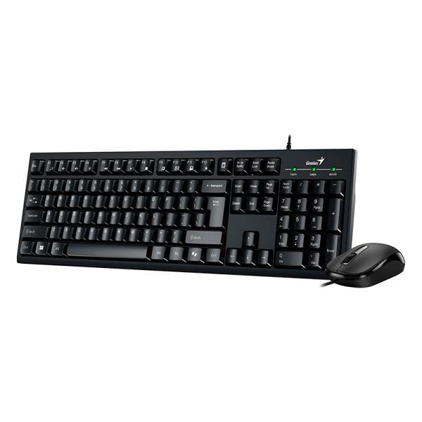 TECLADO Y MOUSE GENIUS RS2 KM-100SE ALÁMBRICO USB ESPAÑOL 31330009401 NEGRO