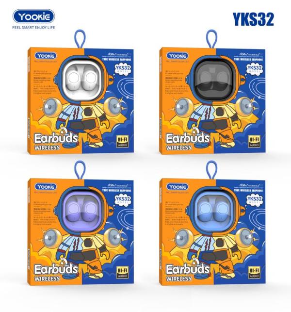 AUDIFONO MANOS LIBRES BLUETOOTH YKS32 YOOKIE AZUL