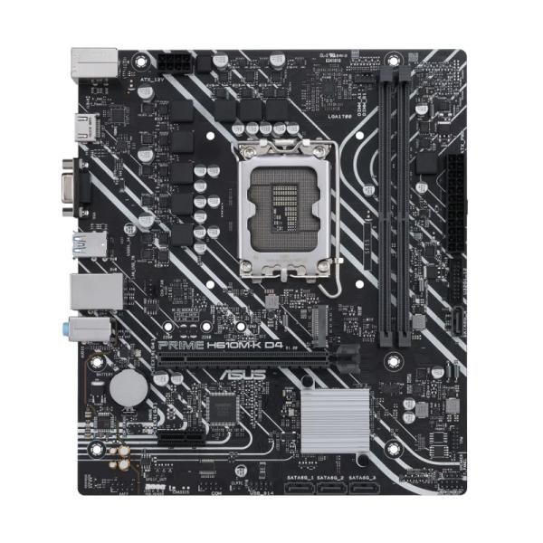 TARJETA MADRE ASUS PRIME H610M-K D4 LGA1700 M-ATX DDR4 NEGRO / BLANCO