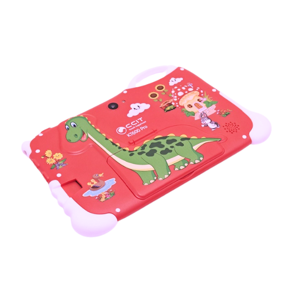 TABLET INFANTIL KT600 PRO CCIT DINOSAURIO ROJA