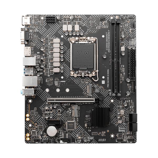 TARJETA MADRE MSI PRO H610M-G DDR4 LGA MATX DDR4 1700 911-7D46-097 NEGRO