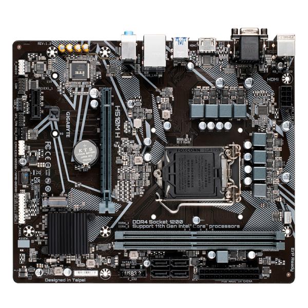 TARJETA MADRE GIGABYTE H510M H LGA1200 MICRO-ATX DDR4 NEGRO