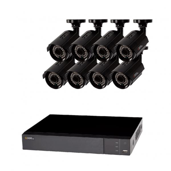 CAMARA DE SEGURIDAD QSEE SV-KIT QTH83-8CN-1 8CHANNEL 1080P HI DEF DVR+8CAM+1TB HD