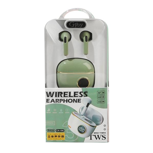 AUDIFONO MANOS LIBRES BLUETOOTH CA-136 VERDE