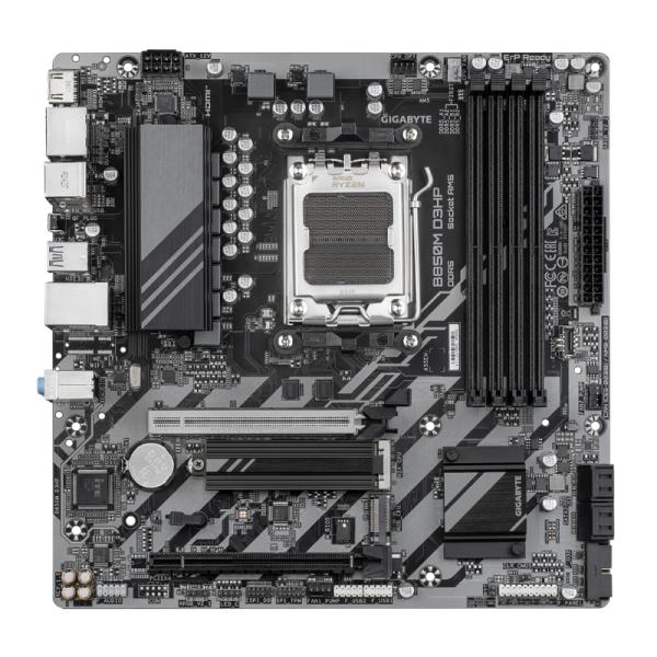 TARJETA MADRE GIGABYTE B850M D3HP AM5 MICRO-ATX DDR5 NEGRO / BLANCO