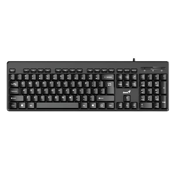 TECLADO GENIUS KB-116 MEMBRANA ALÁMBRICO USB ESPAÑOL 31300008401 NEGRO