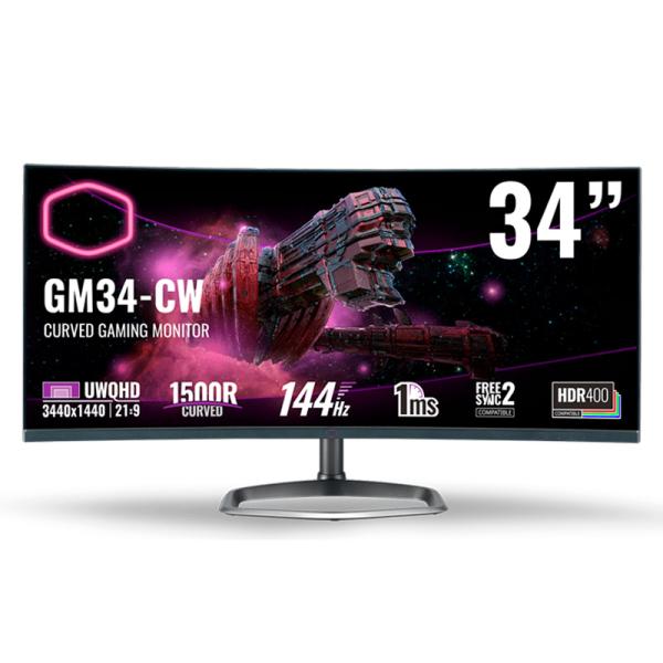 MONITOR 34" COOLER MASTER CMI-GM34-CWQ2-US 3440X1440 180HZ 1500RCURVO