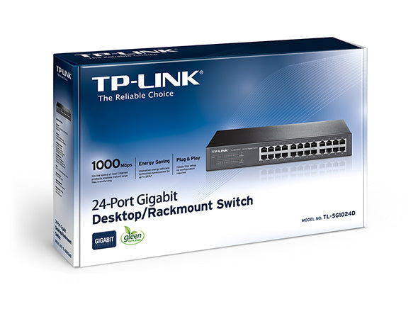 SWITCH TP LINK TL 24 PORT 10/100/1000 TL-SG1024D