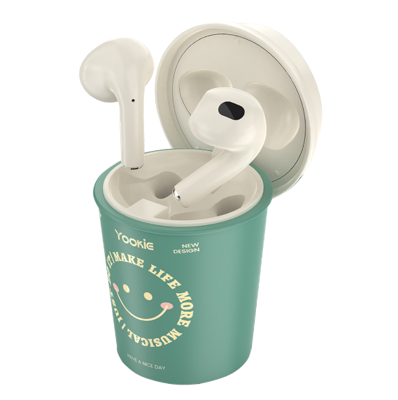 AUDIFONO MANOS LIBRES BLUETOOTH YKS052 YOOKIE VERDE