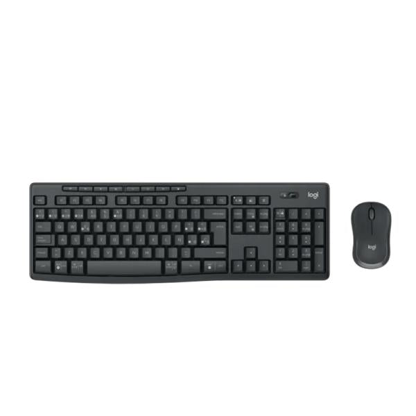 TECLADO LOGITECH MK370 COMBO FOR BUSINESS MEMBRANA INALÁMBRICO CON RECEPTOR LOGI BOLT ESPAÑOL 920-012063 NEGRO