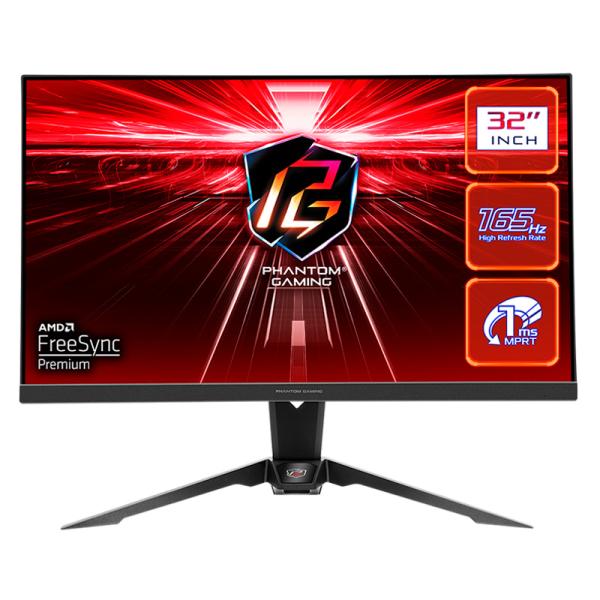 MONITOR 32" ASROCK GAMING MO-PG32QF2B (2560 X 1440) 2K 165HZ FREESYNC PREMIUM (AMD ADAPTIVE
