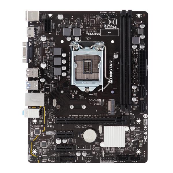 TARJETA MADRE BIOSTAR H410MH LGA 1200 MICRO-ATX DDR4 NEGRO