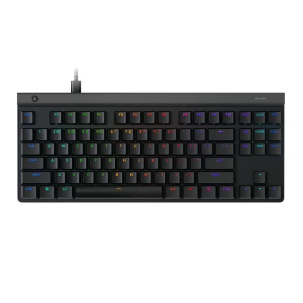 TECLADO GAMING RGB LOGITECH G515 TKL MECÁNICO ALÁMBRICO USB INGLÉS 920-012868 NEGRO