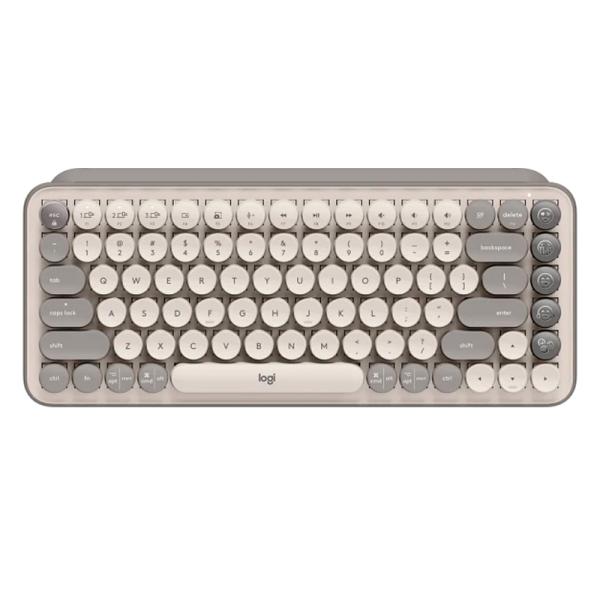 TECLADO LOGITECH POP KEYS MECÁNICO INALÁMBRICO BLUETOOTH ESPAÑOL SWITCH CAFÉ 920-011518 ARENA