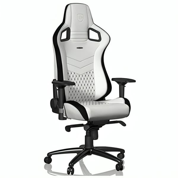SILLA GAMING NOBLECHAIRS EPIC CUERO SINTÉTICO NBL-PU-WHT-001 BLANCO