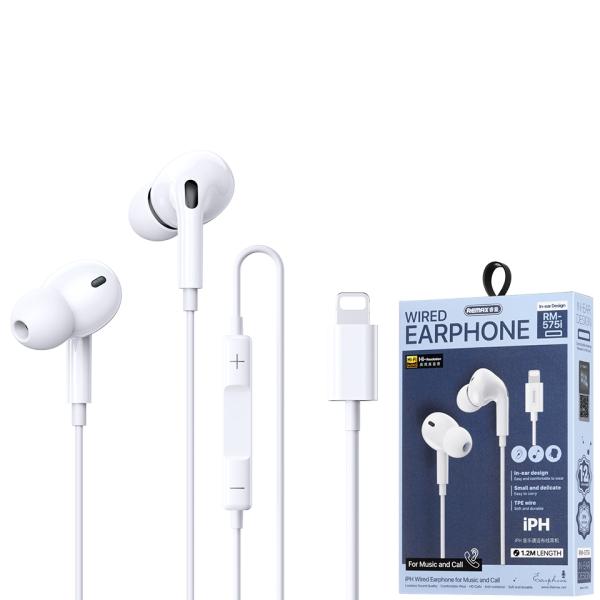 AUDIFONOS MANOS LIBRES RM-575 REMAX BLANCO