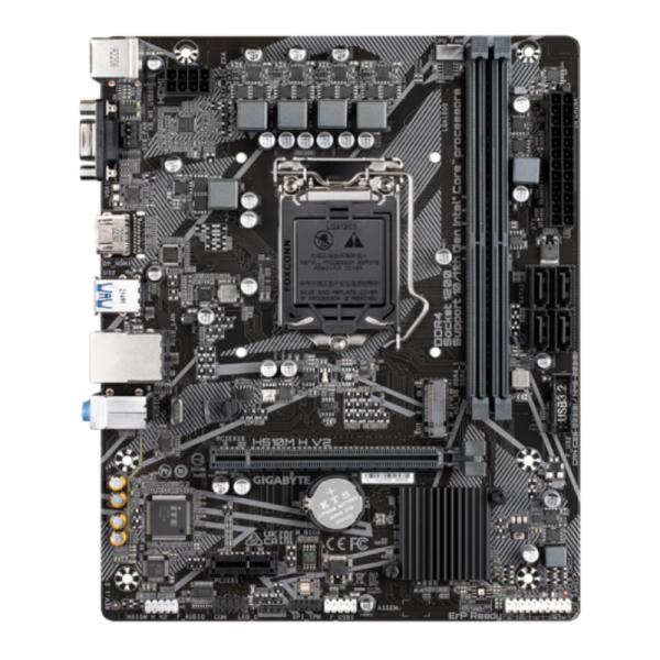 TARJETA MADRE GIGABYTE H510M H V2 LGA1200 MICRO-ATX DDR4 H510MHV2 NEGRO