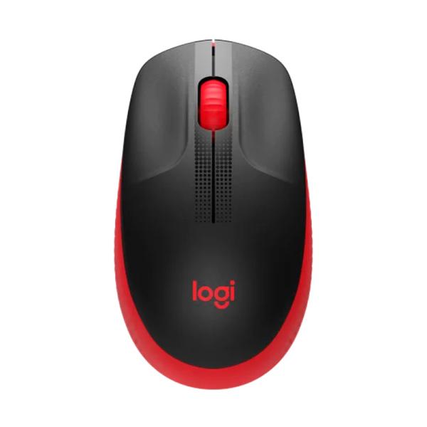 MOUSE LOGITECH M190 INALÁMBRICO CON RECEPTOR NANO 1000 DPI 910-005904 ROJO