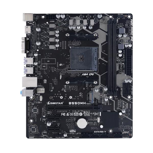 TARJETA MADRE BIOSTAR B550MH AM4 MICRO-ATX DDR4 NEGRO