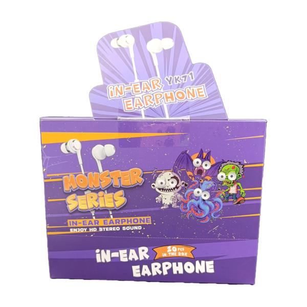 SET AUDIFONOS MANOS LIBRES YK71 YOOKIE SURTIDO