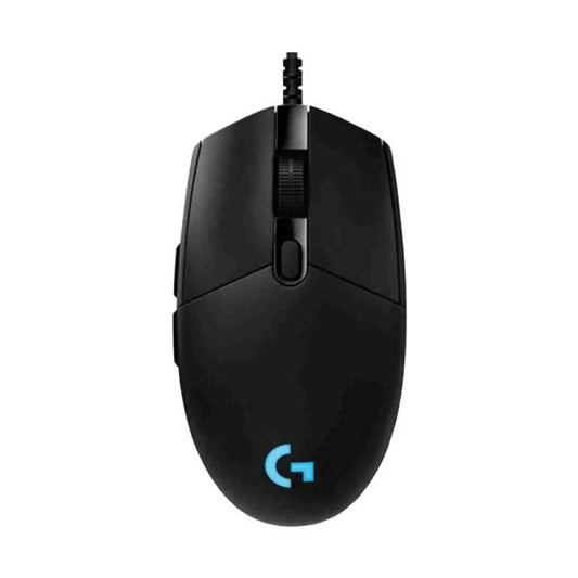 MOUSE GAMING LOGITECH PRO HERO ALÁMBRICO USB 25600 DPI  910-005439 NEGRO