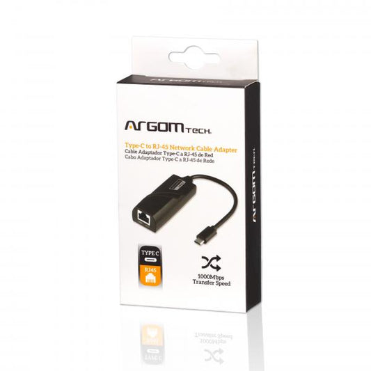 ADAPTADOR ARGOM TYPE C A RJ45 6" ARG-CB-0062