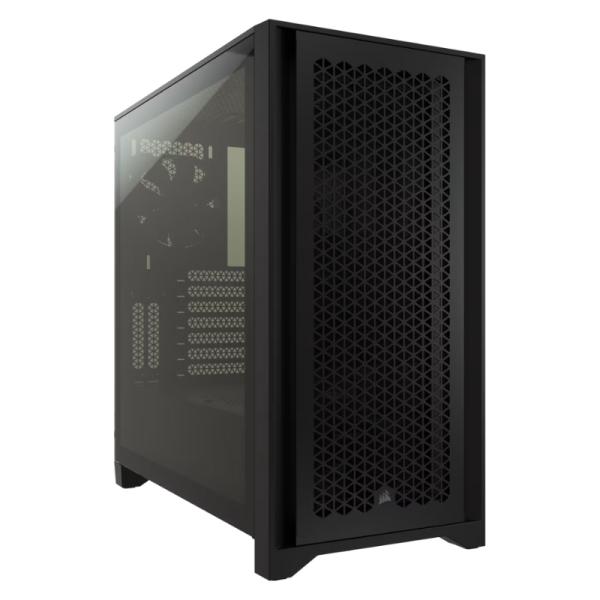CASE CORSAIR 4000D AIRFLOW MID TOWER VENTILADORES 2 DE 120MM CON VIDRIO LATERAL Y MALLA FRONTAL CC-9011200-WW NEGRO