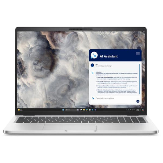 LAPTOP DELL PRO SILVER 16" U7 255U 16GB 512GB SSD WIN 11 PRO ESPAÑOL 9KR0C PLATEADO