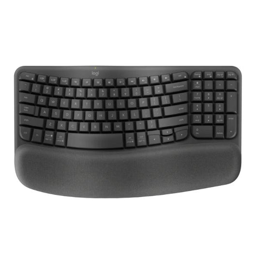 TECLADO LOGITECH ERGO WAVE KEYS INALÁMBRICO BLUETOOTH ESPAÑOL 920-012278 NEGRO