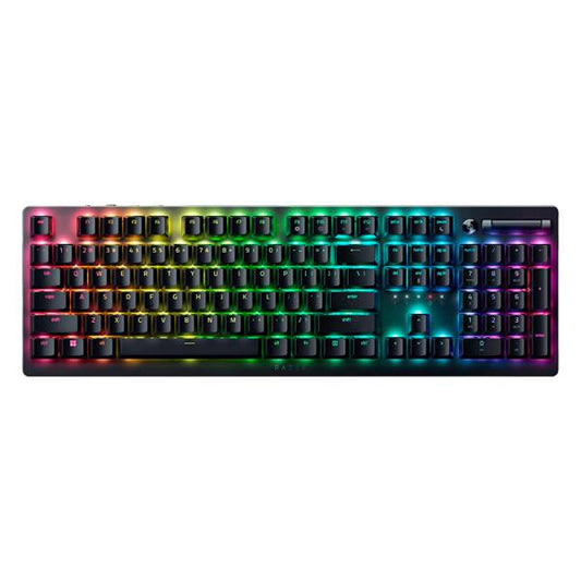 TECLADO GAMING RGB RAZER DEATHSTALKER V2 PRO MECÁNICO INALÁMBRICO BLUETOOTH INGLÉS RZ03-04360200-R3U1 NEGRO