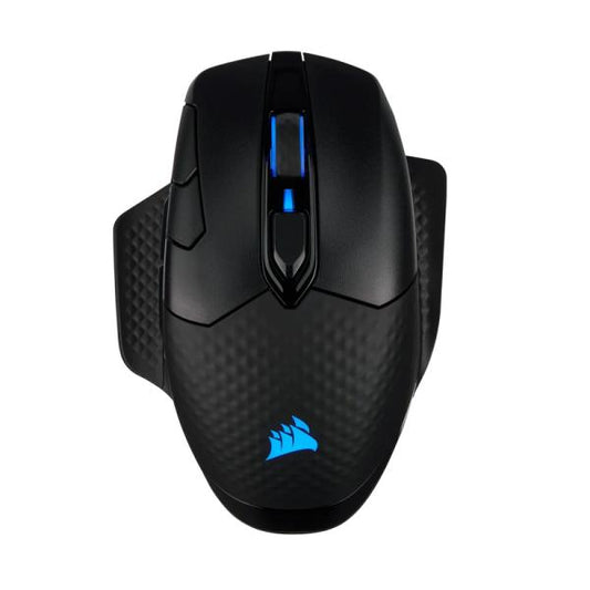 MOUSE GAMING RGB CORSAIR DARK CORE PRO INALÁMBRICO (BLUETOOTH / 2.4 GHZ) 18000 DPI CH-9315411-NA NEGRO