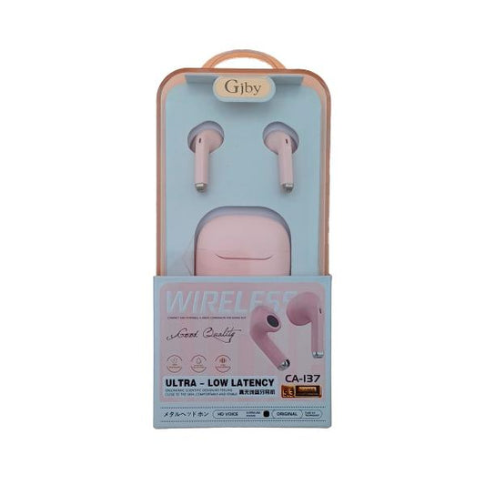 AUDIFONO MANOS LIBRES BLUETOOTH CA-137 ROSADO