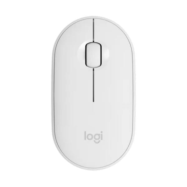 MOUSE LOGITECH PEBBLE M350 INALÁMBRICO BLUETOOTH / NANO RECEPTOR 1000 DPI 910-005770 BLANCO