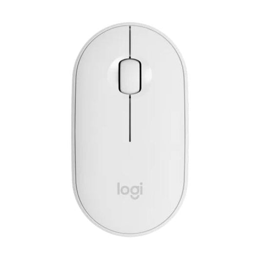 MOUSE LOGITECH PEBBLE M350 INALÁMBRICO BLUETOOTH / NANO RECEPTOR 1000 DPI 910-005770 BLANCO