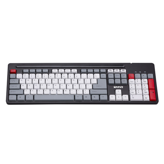 TECLADO OFFICE KB005 EN MARVO GRIS