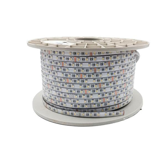 TIRA LED 5050 SMD INTERPERIE RGB+LUZ CALIDA 1M