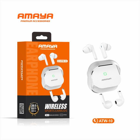 AUDIFONOS MANOS LIBRES BLUETOOTH ATW-10 NEGRO