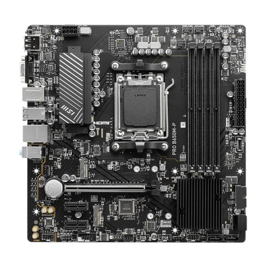 TARJETA MADRE MSI PRO B650M-P DDR5 AM5 MICRO-ATX 911-7E27-001 NEGRO